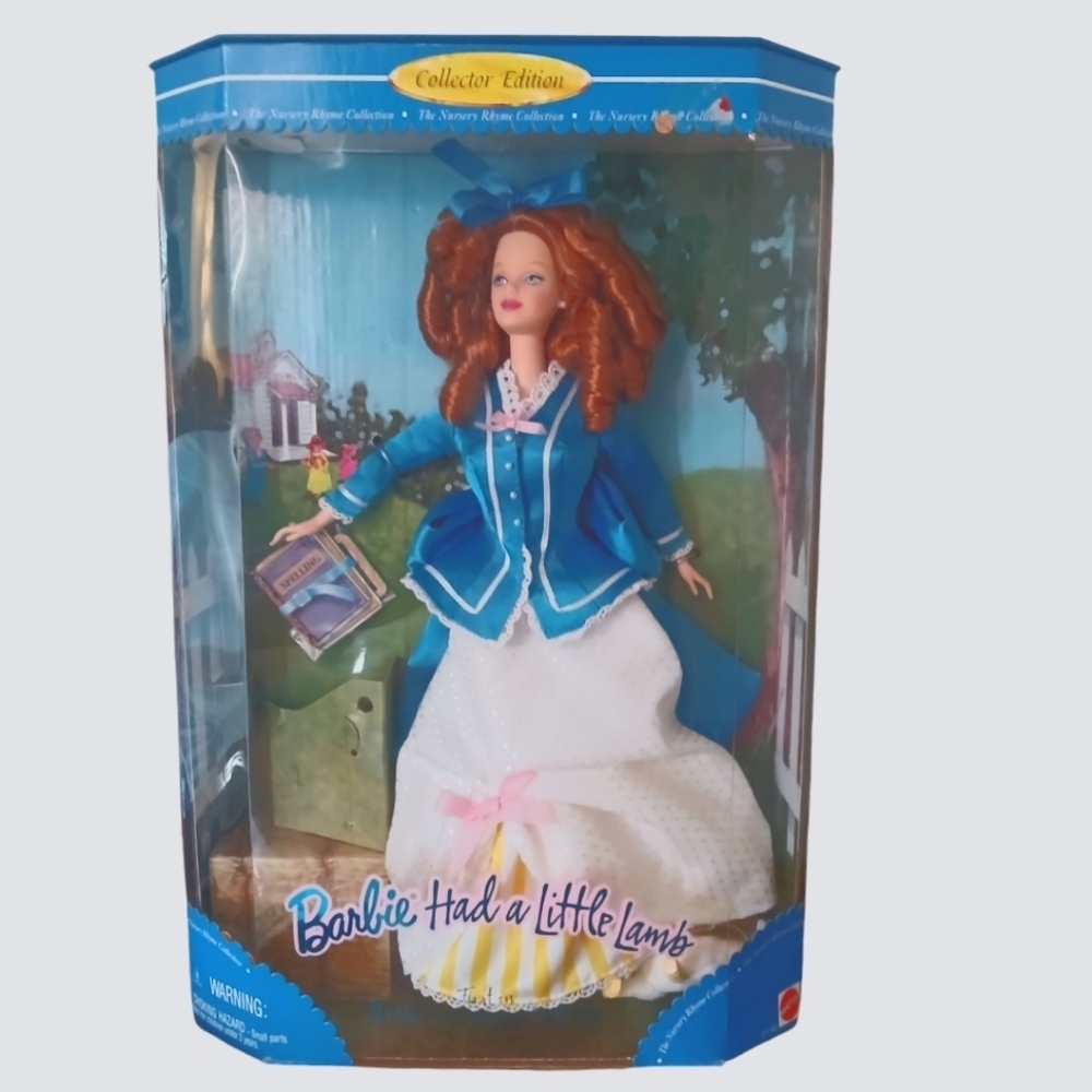Collector's editon barbie had a‎ little lamb RARE DOLL!!